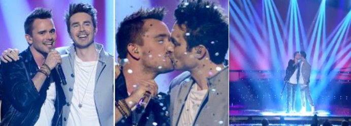 Eurovision Gay Kiss eurovision gay kiss